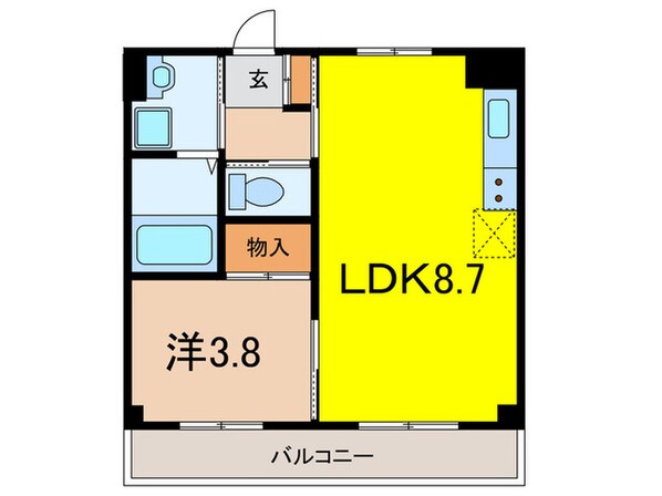 エンベロップ宝塚の物件間取画像